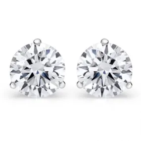 0.22 Cttw. White Gold Diamond Solitaire Earrings