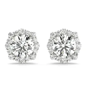 14K Diamond Accent Stud Diamond Earring