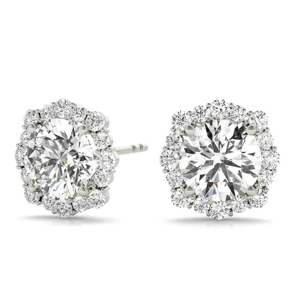 14K Diamond Accent Stud Diamond Earring