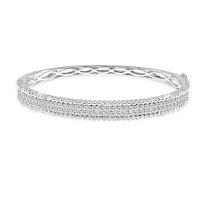 14k Gold & Diamond Bangle - 1.80ct