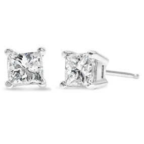 14K Gold Stud Diamond Earrings