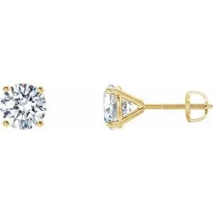 14K Yellow 1/5 CTW Natural Diamond Cocktail-Style Earrings