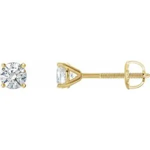 14K Yellow 1/5 CTW Natural Diamond Cocktail-Style Earrings