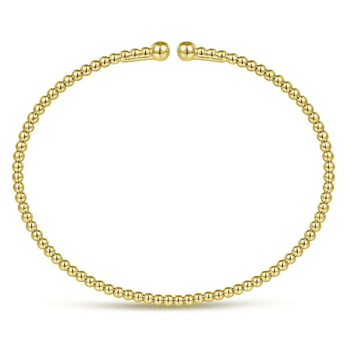 14K Yellow Gold Bujukan Split Bangle - BG4107-62Y4JJJ