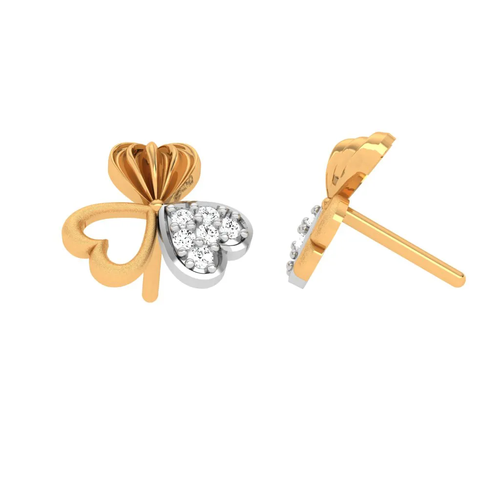 18KT Gold And Diamond Earrings For Women That Suits You For Everyday