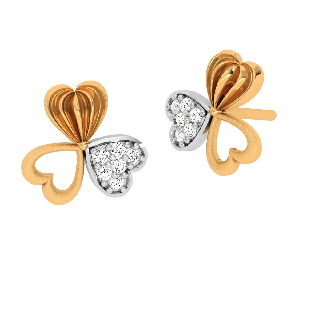 18KT Gold And Diamond Earrings For Women That Suits You For Everyday