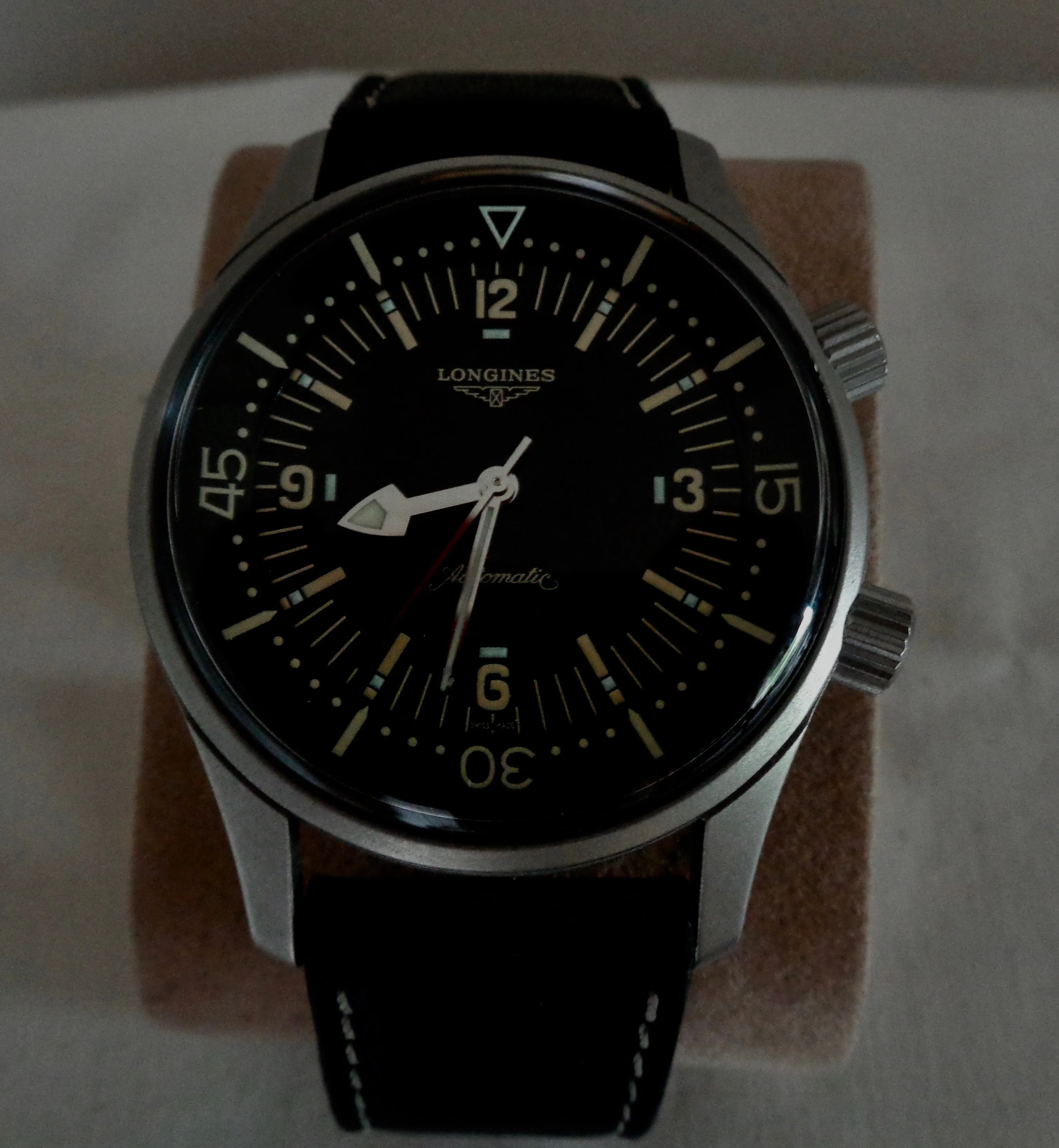 2008 Longines Tourneau Legend Diver Automatic Watch. Boxed With Paperwork