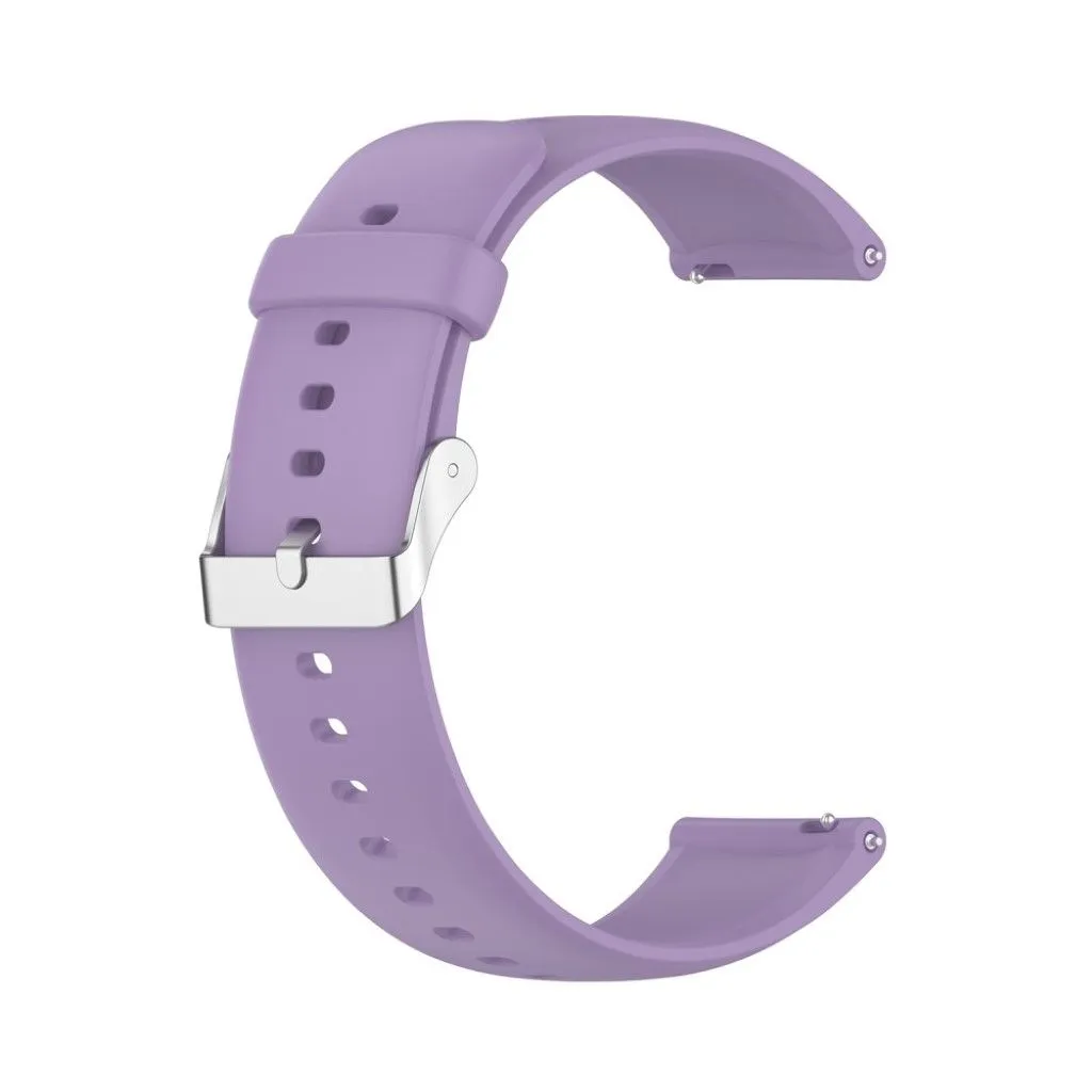 22mm sporty silicone watch strap for Huawei watch - Light Purple