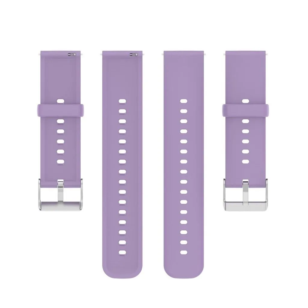 22mm sporty silicone watch strap for Huawei watch - Light Purple