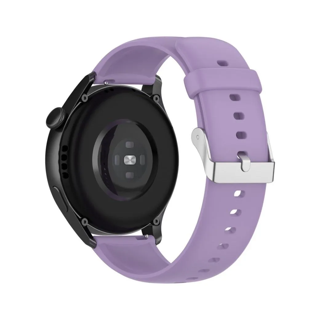 22mm sporty silicone watch strap for Huawei watch - Light Purple