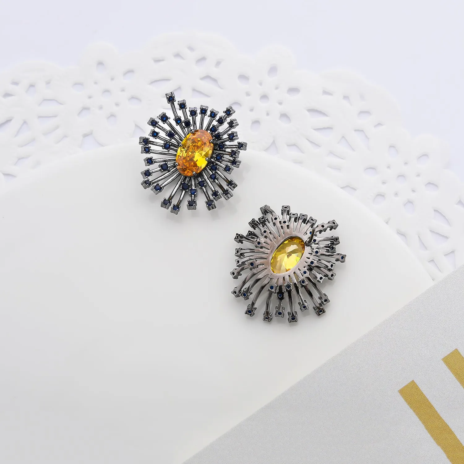 5A Cubic Zirconia Stud Earring for Wedding Accessories CE10992