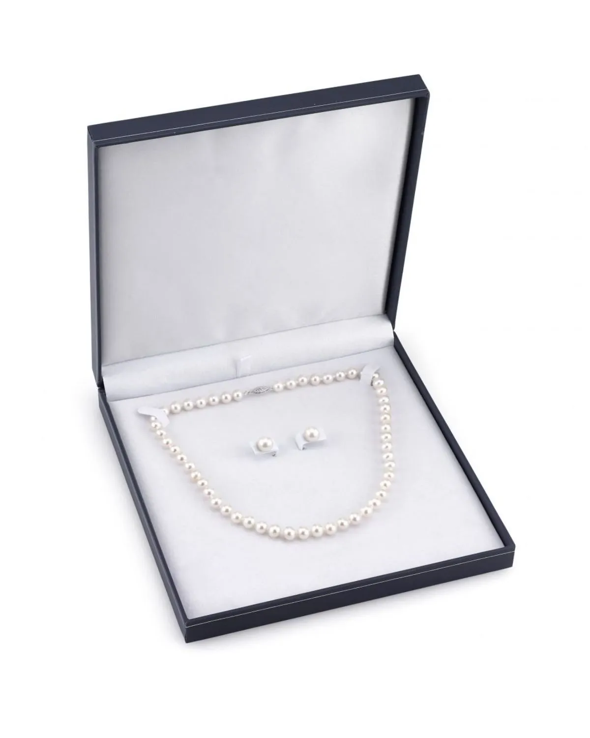 7.0-7.5mm Freshwater Pearl Necklace & Earrings