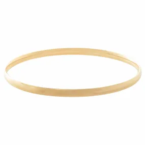 9ct Yellow Gold 4mm Bangle