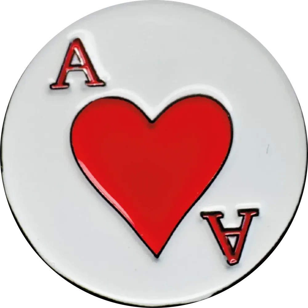 Ace of Hearts | Magnetic Hat Pin