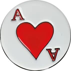 Ace of Hearts | Magnetic Hat Pin