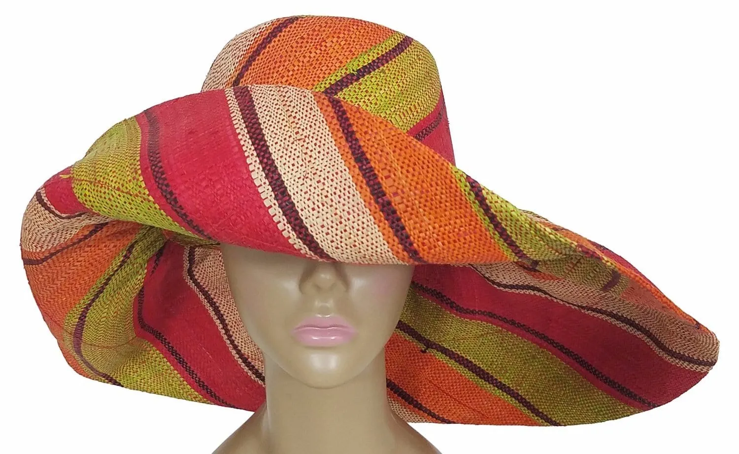 Aiyetoro: Madagascar Big Brim Raffia Sun Hat