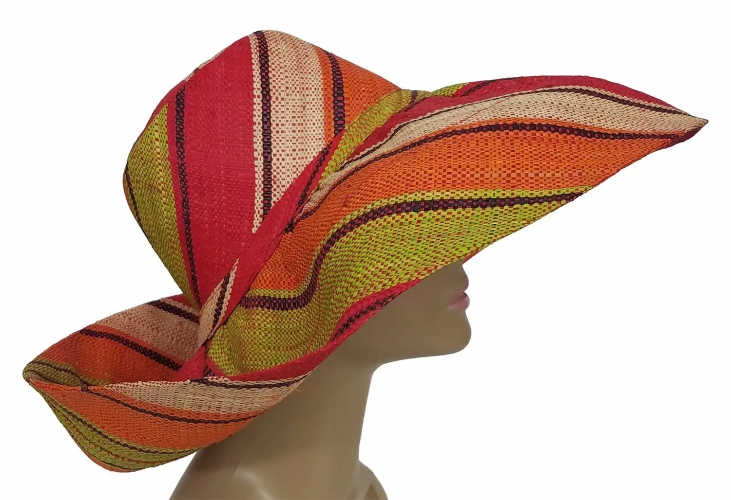 Aiyetoro: Madagascar Big Brim Raffia Sun Hat