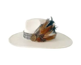 Ammonite Feather Hat