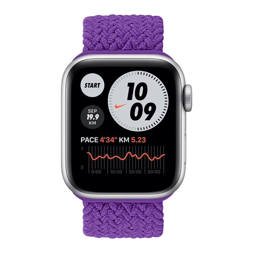 Apple Watch (41mm) elastic watch strap - Purple / Size: L