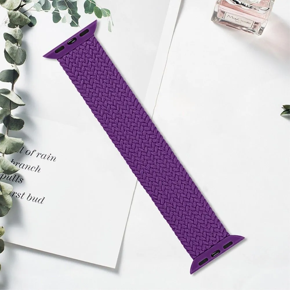 Apple Watch (41mm) elastic watch strap - Purple / Size: L