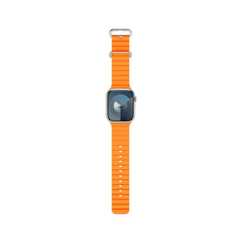 Apple Watch (42/44/SE/45/46/49mm) Epico Ocean Silikone Rem - Orange