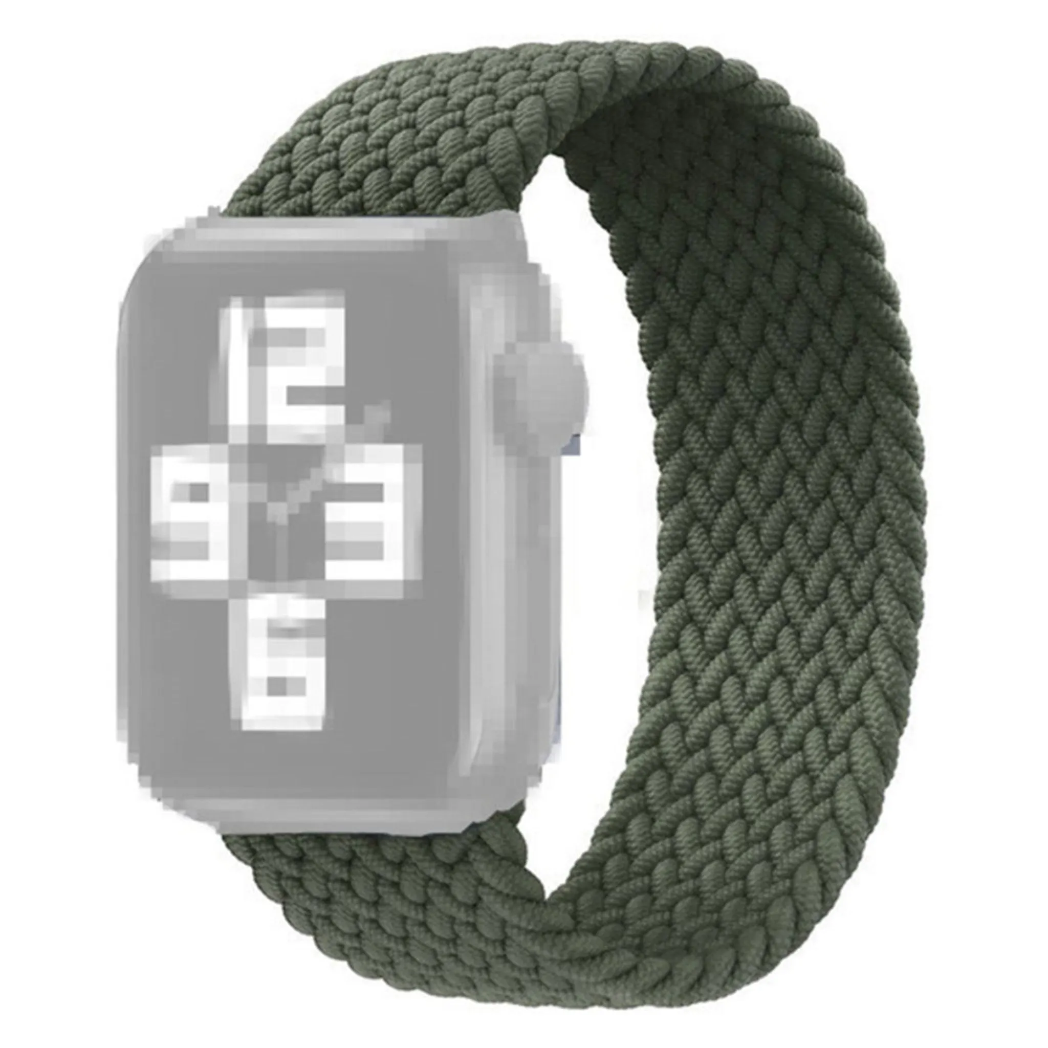 Apple Watch Series 6 / 5 44mm nylon watch band - Army Green / Size: S