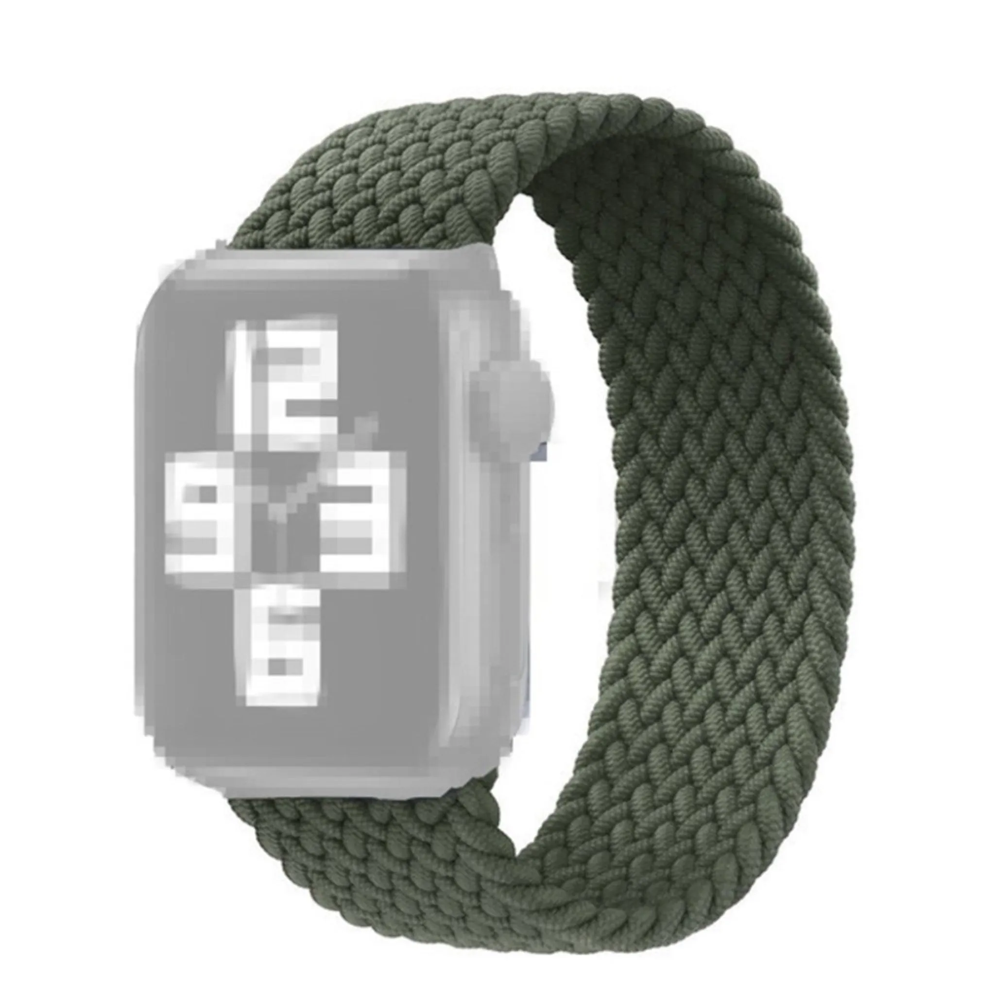 Apple Watch Series 6 / 5 44mm nylon watch band - Army Green / Size: S