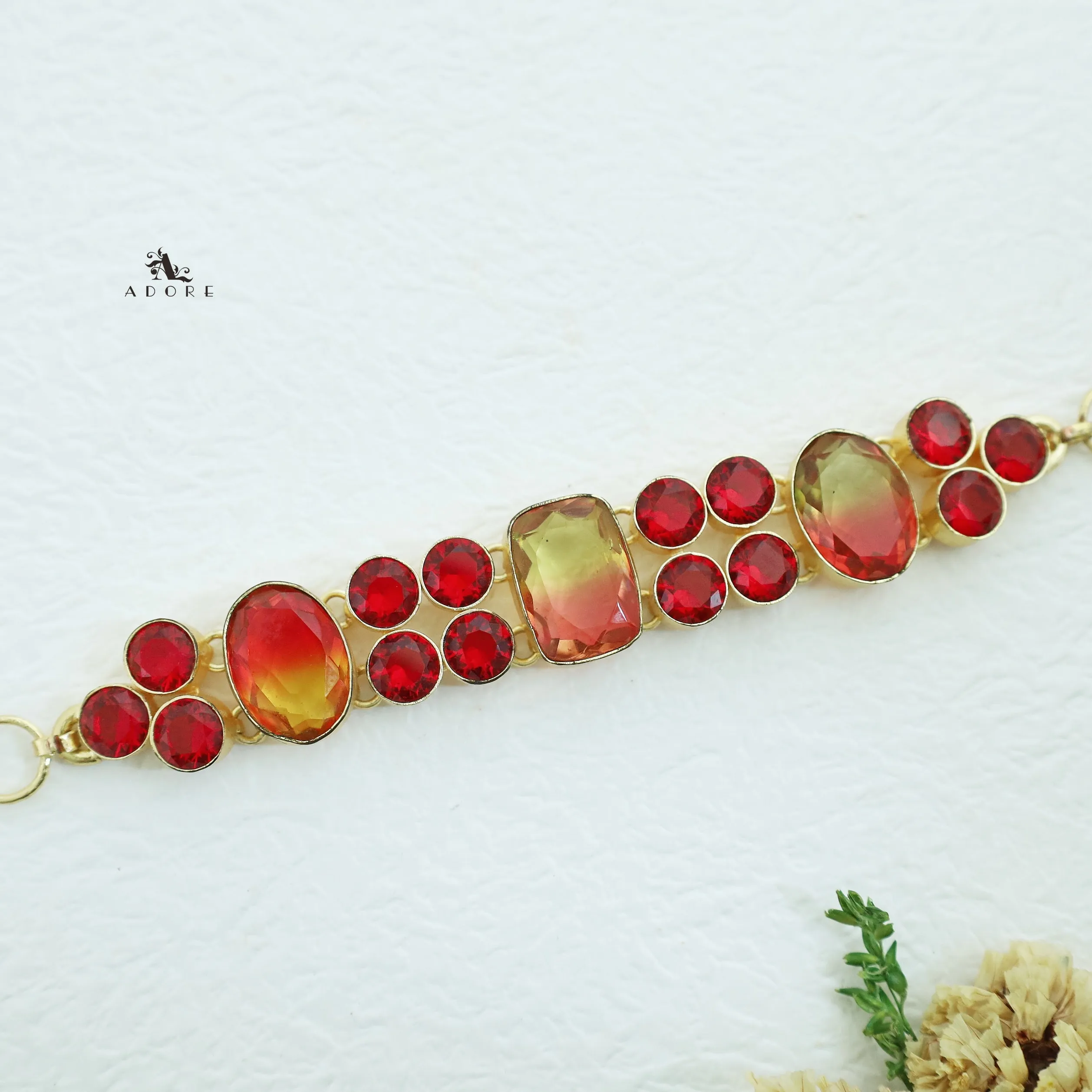 Arely Ametrine Glossy Stone Choker