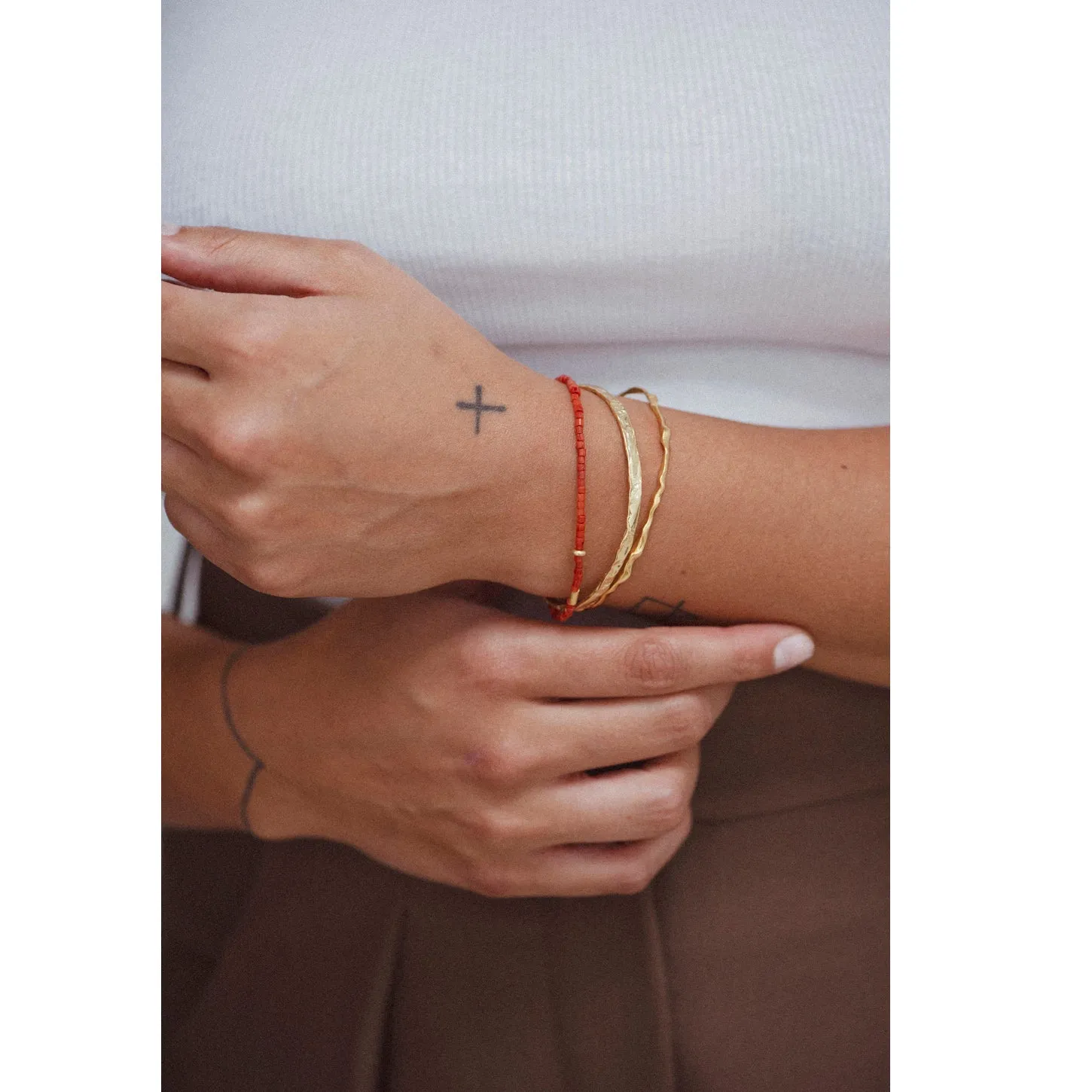 Armband Make My Day - zilver