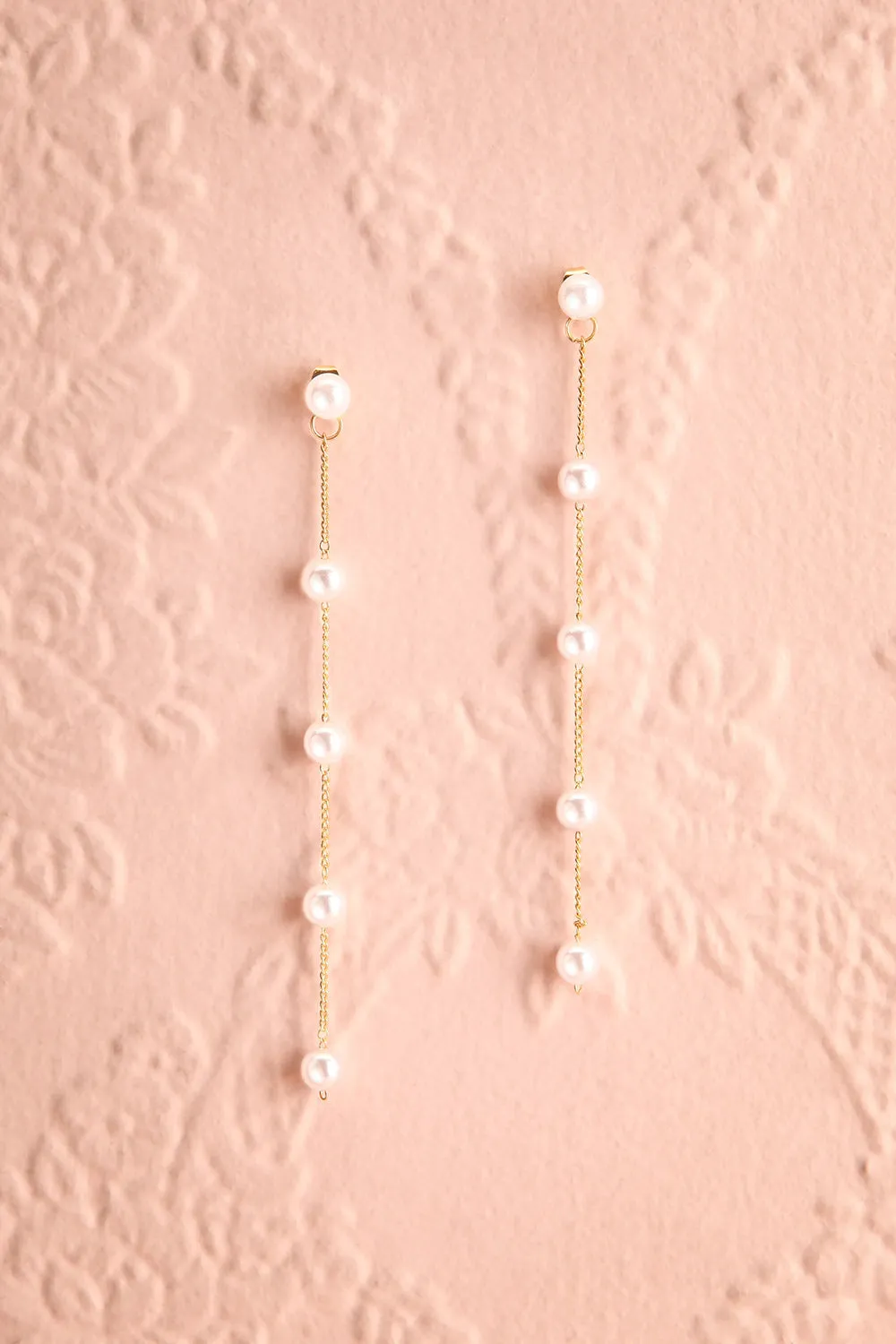 Astraea | Pearl Earrings w/ Pendant Backing