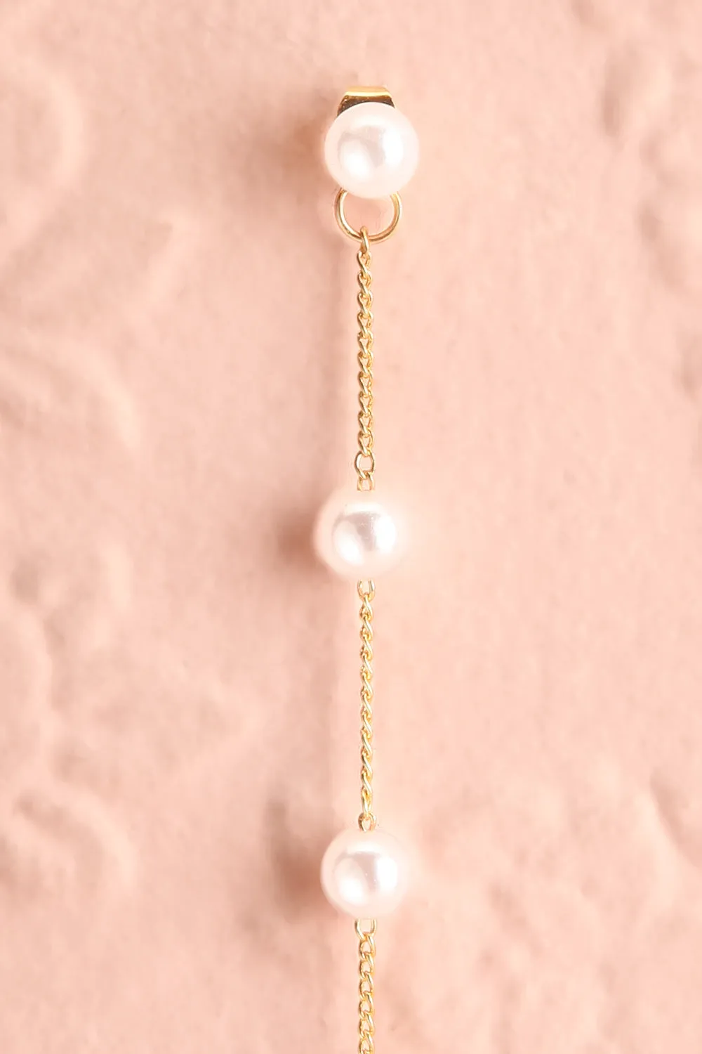 Astraea | Pearl Earrings w/ Pendant Backing