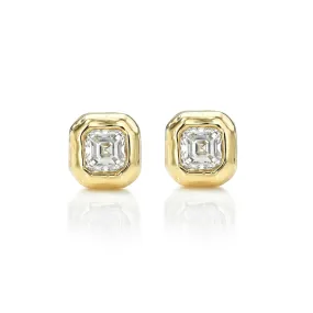 Baby River Asscher Diamond Studs