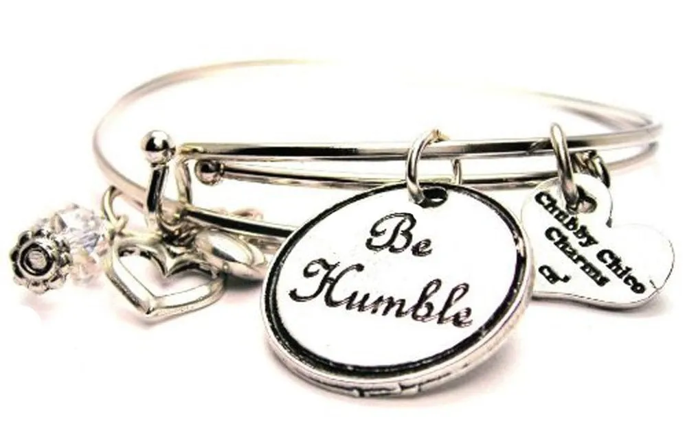 Be Humble Expandable Bangle Bracelet Set