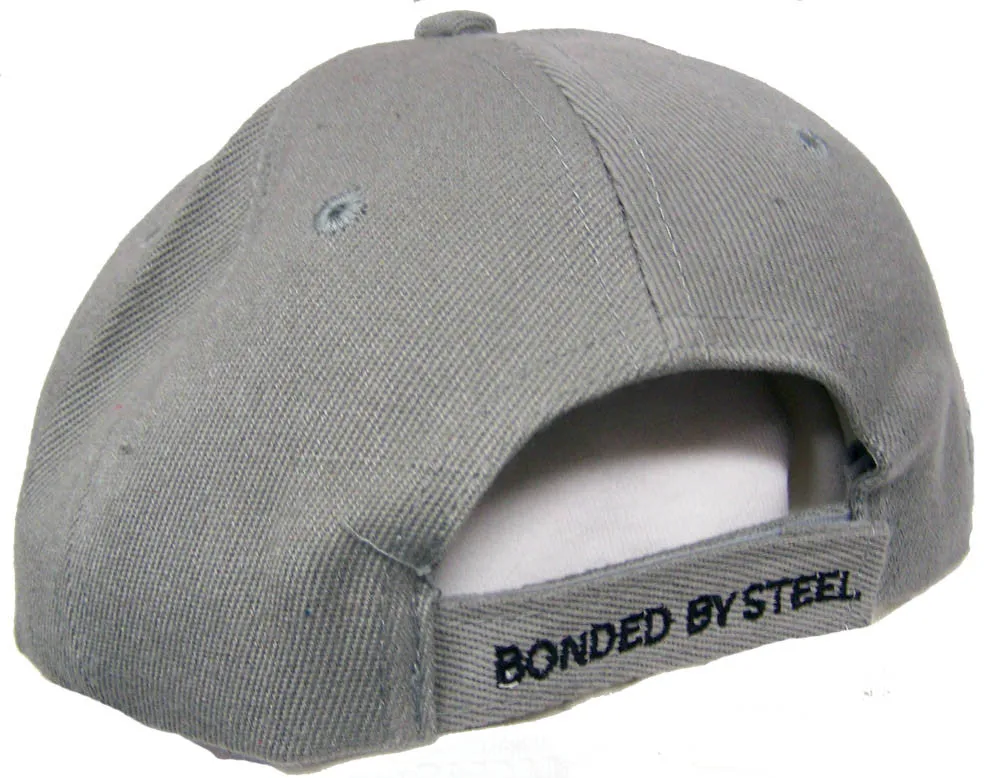 BIKER BROTHERS SHEILD BONDED BY STEEL BASEBALL HAT (Sold by the piece) *- CLOSEOUT NOW $ 1.50 EA