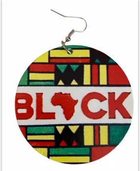 Black Power Earrings | Afrocentric Earrings | Afrocentric Jewelry  Natural Hair Earrings