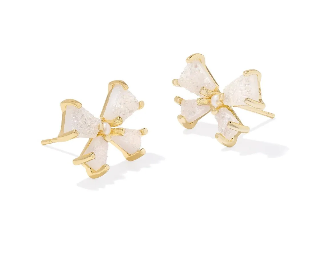 Blair Bow Gold Stud Earrings