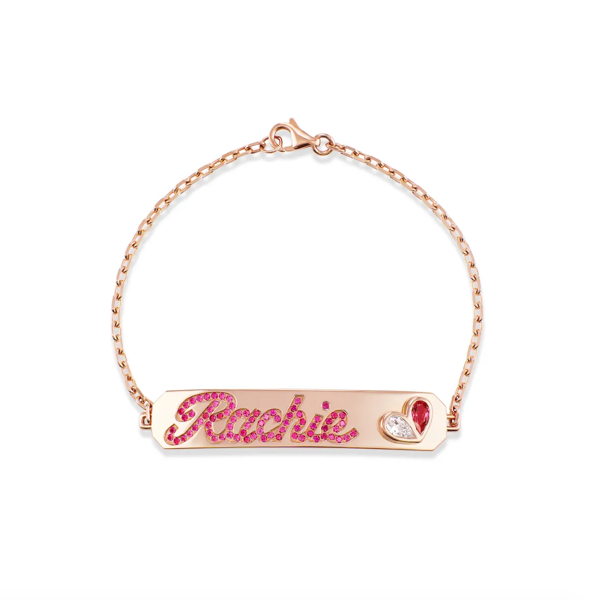 Blinged Sweetheart ID Bracelet