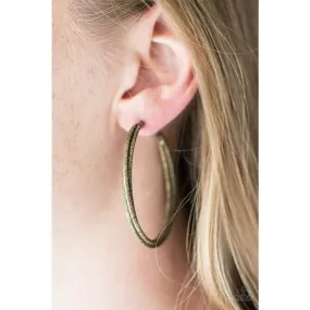 Born to Slay - Brass Earrings