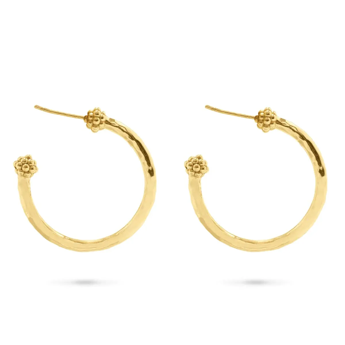 Capucine De Wulf Gold Berry Hoop Earring - medium