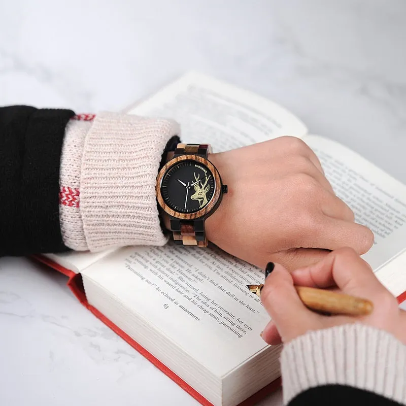 Classic Zebra Wood Watch