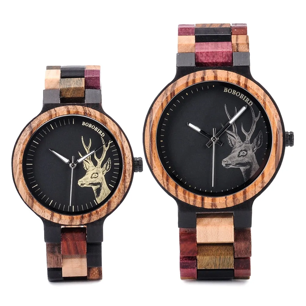 Classic Zebra Wood Watch