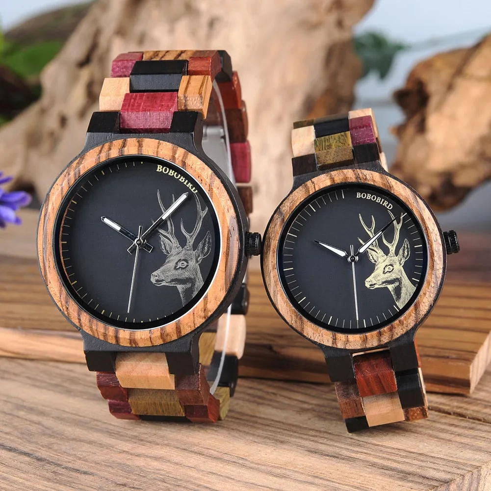 Classic Zebra Wood Watch