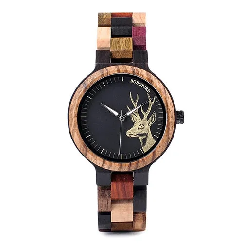 Classic Zebra Wood Watch