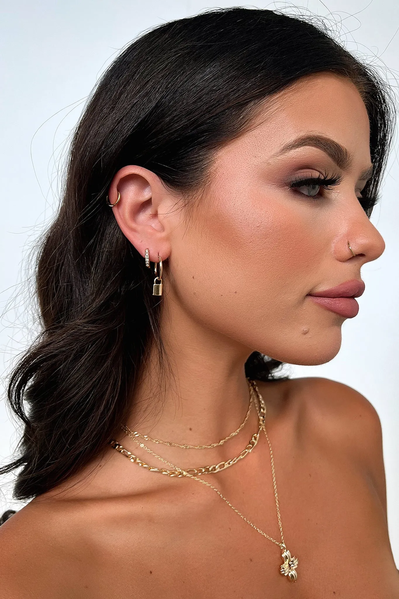 Cohen Earrings 2 pack - Gold