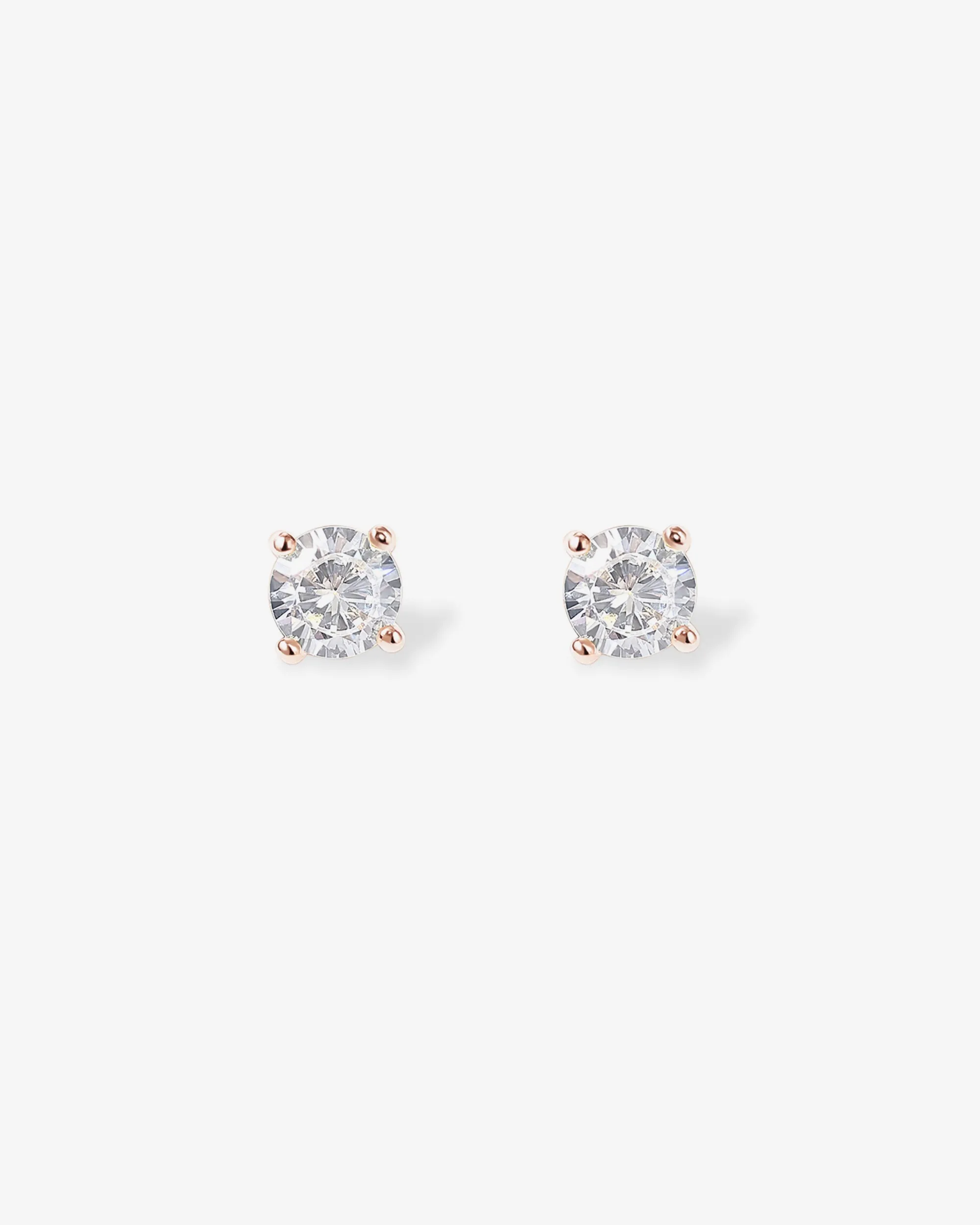 Cubic Zirconia Stud Screwbacks