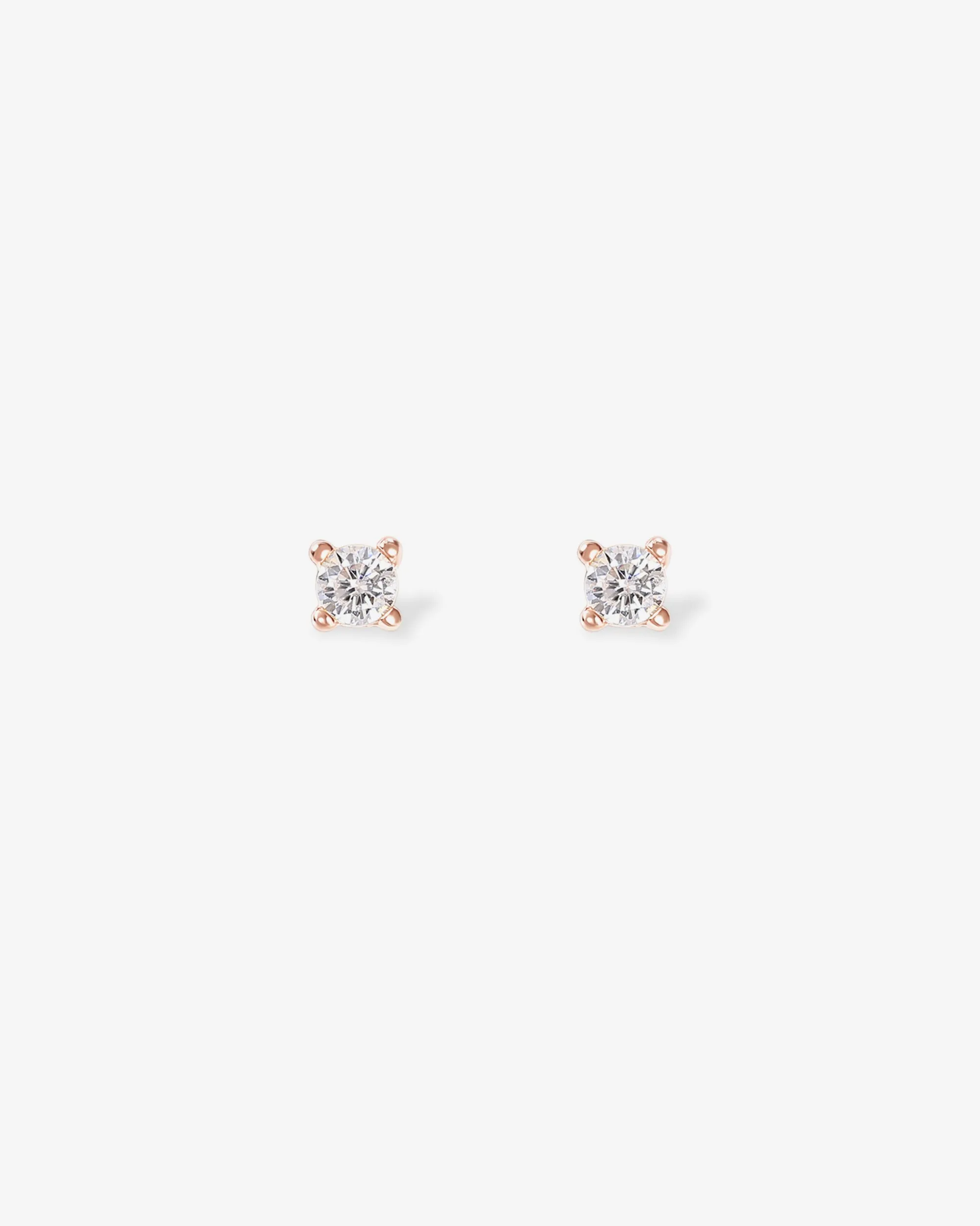 Cubic Zirconia Stud Screwbacks