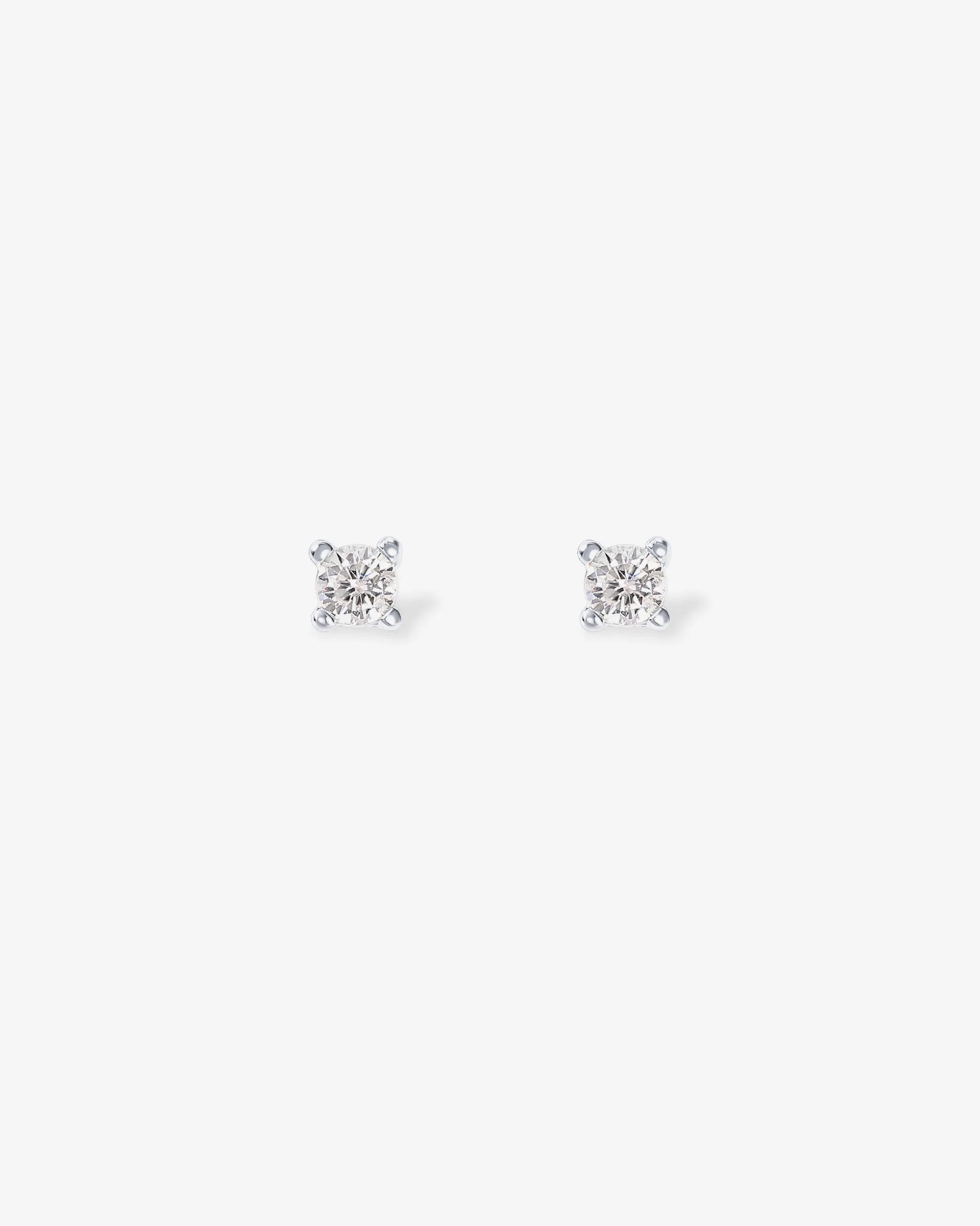 Cubic Zirconia Stud Screwbacks