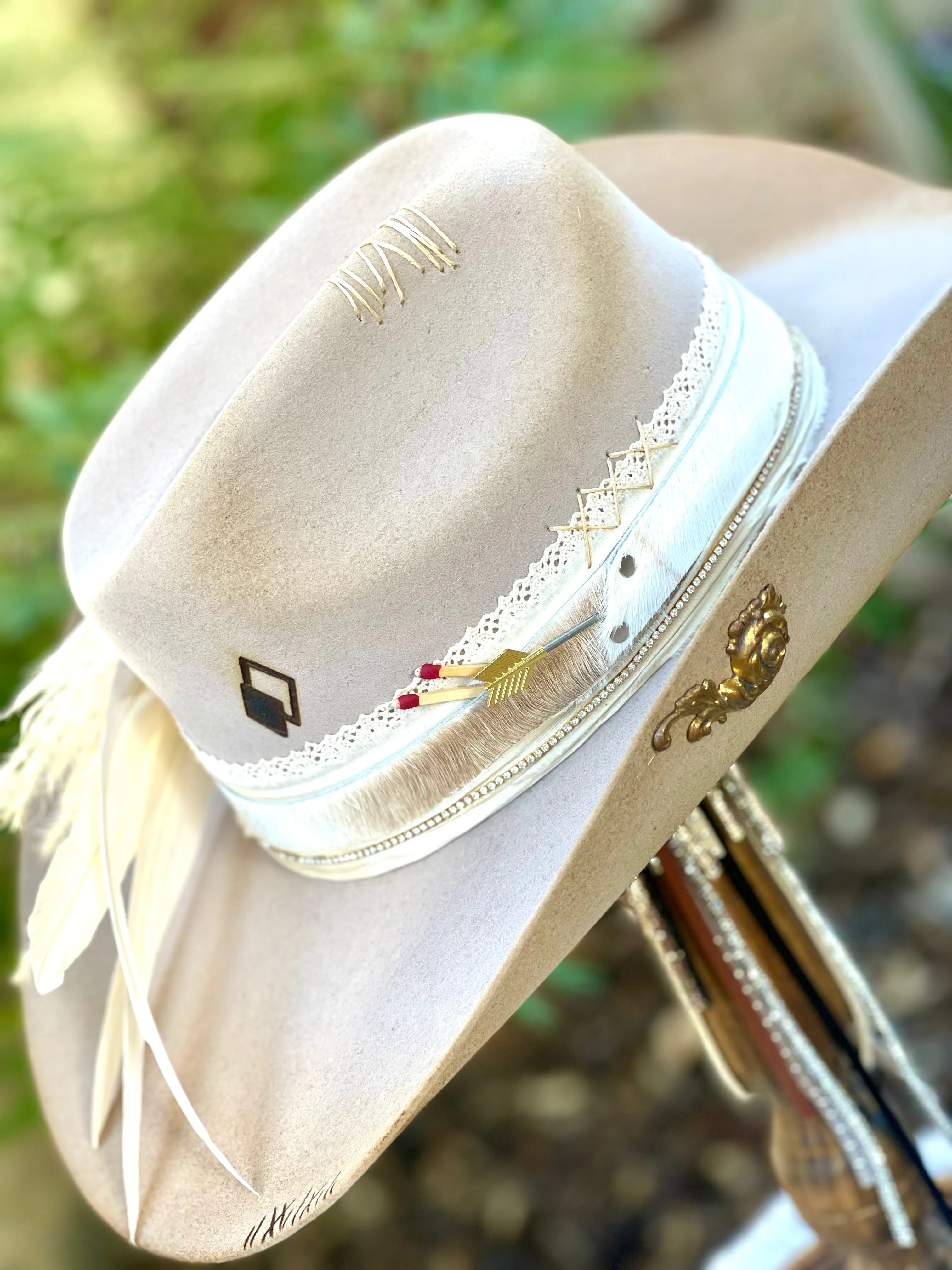 Customized Cowboy Hat - The Cadillac Queen