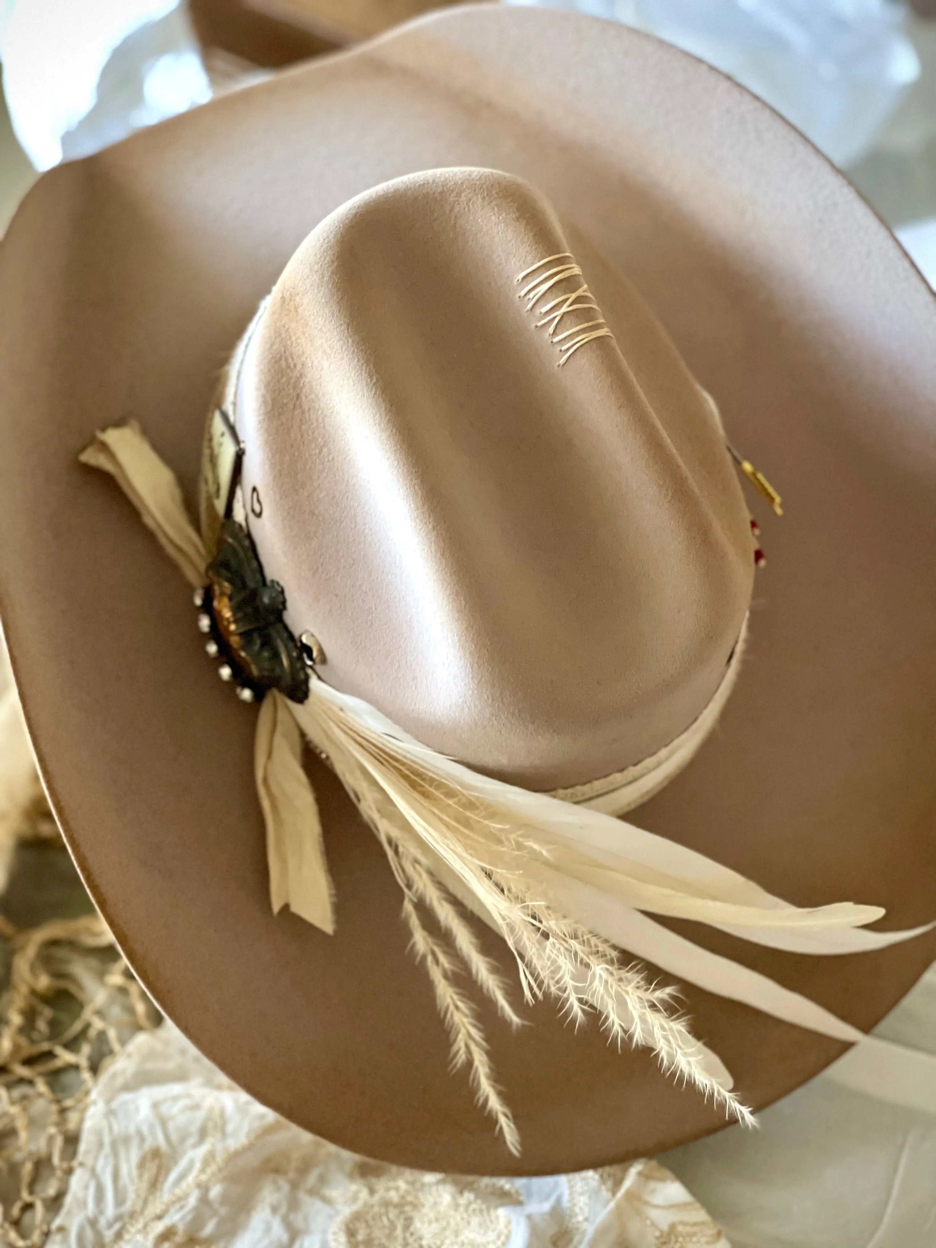 Customized Cowboy Hat - The Cadillac Queen