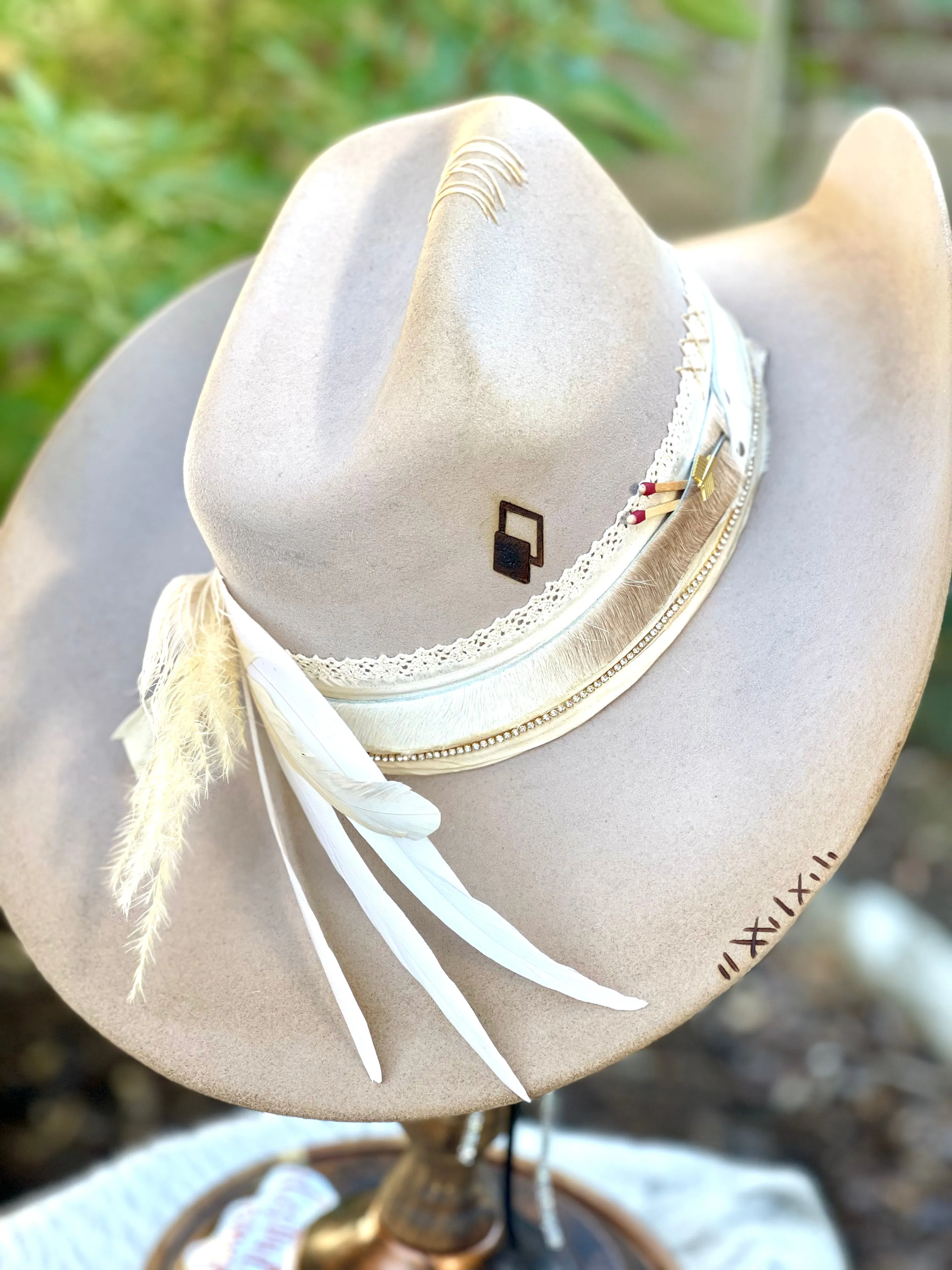 Customized Cowboy Hat - The Cadillac Queen